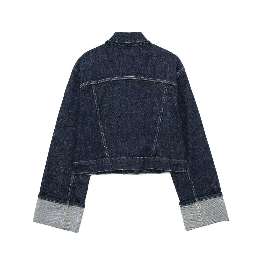 Prairie | Manteau à manches longues retroussées