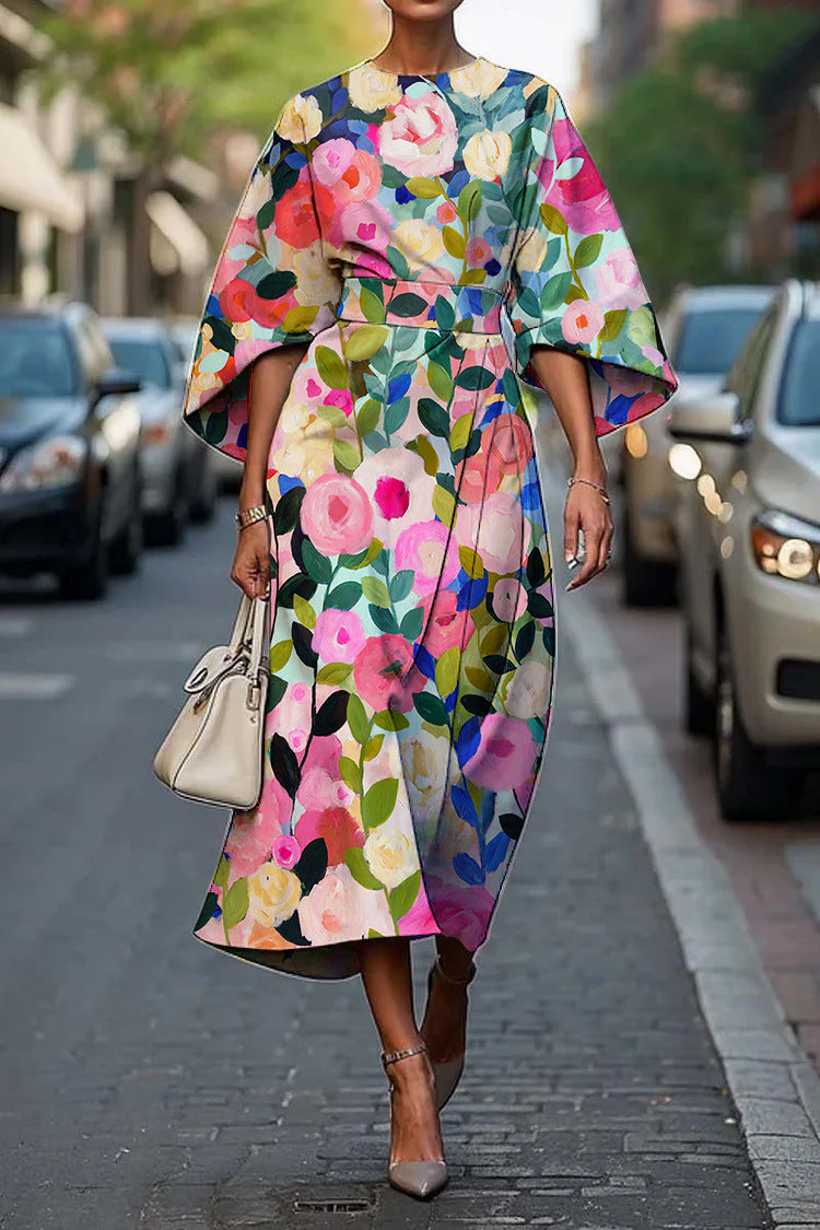Melody™ | Elegant Round Neck Dress