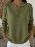 Isabella | Pull boutonné en maille douce 
