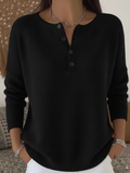 Esme | Pull en maille fine avec détails de boutons