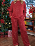 Lynn | Two-Piece Christmas Lounge Set - Relaxing at Home 