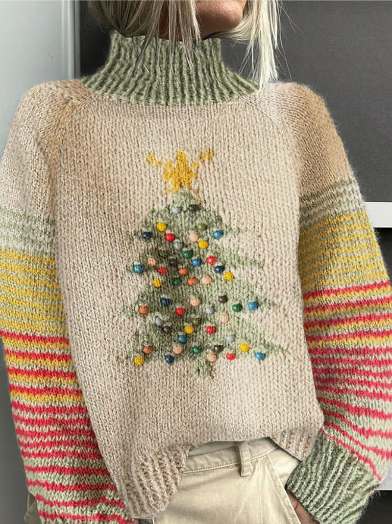 Lotte - Kersttrui met kerstboom 