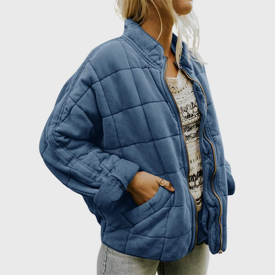 Sofie™ | Prošívaný přechodový kabát v oversized střihu