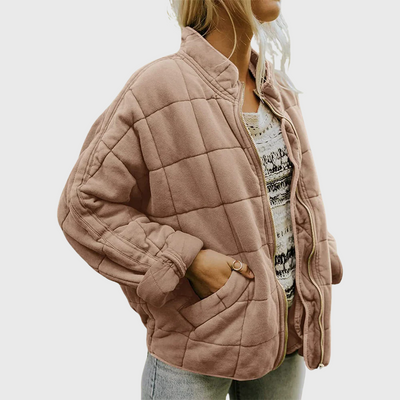 Sofie™ | Prošívaný přechodový kabát v oversized střihu