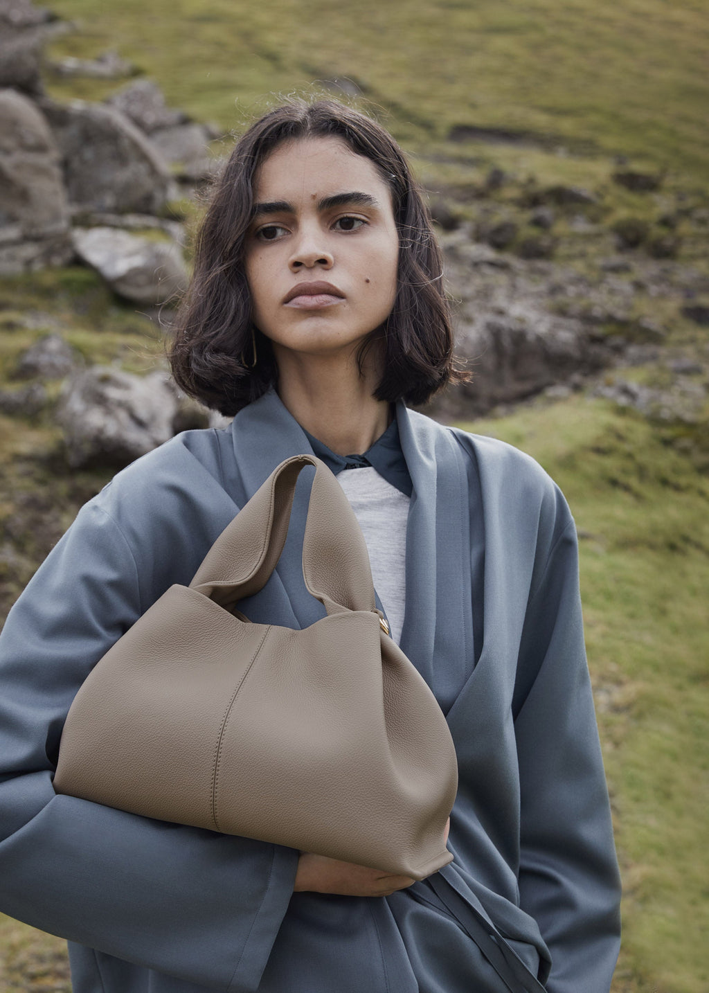 Sac cabas Lior – Grand modèle | Taupe