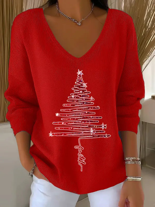 Lara™ | Christmas Fleece Jumper - Warmth, Style &amp; Joy 