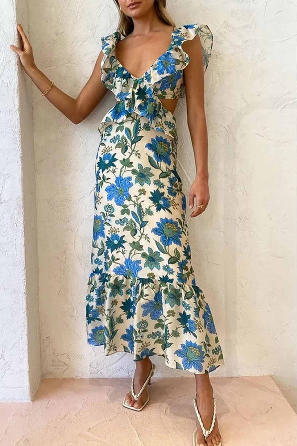 Ariella™ | Floral Ruffle Dress
