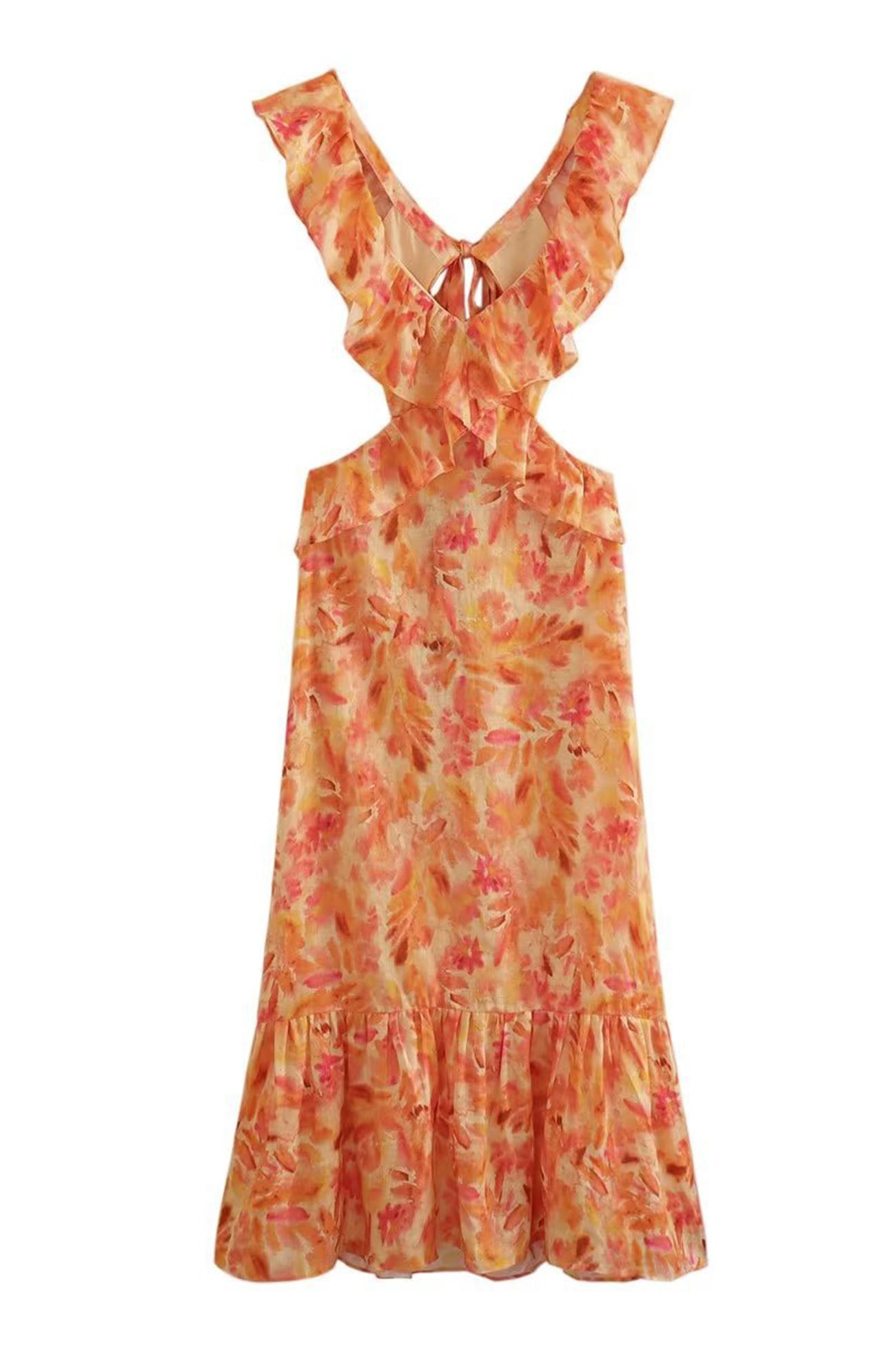 Ariella™ | Floral Ruffle Dress