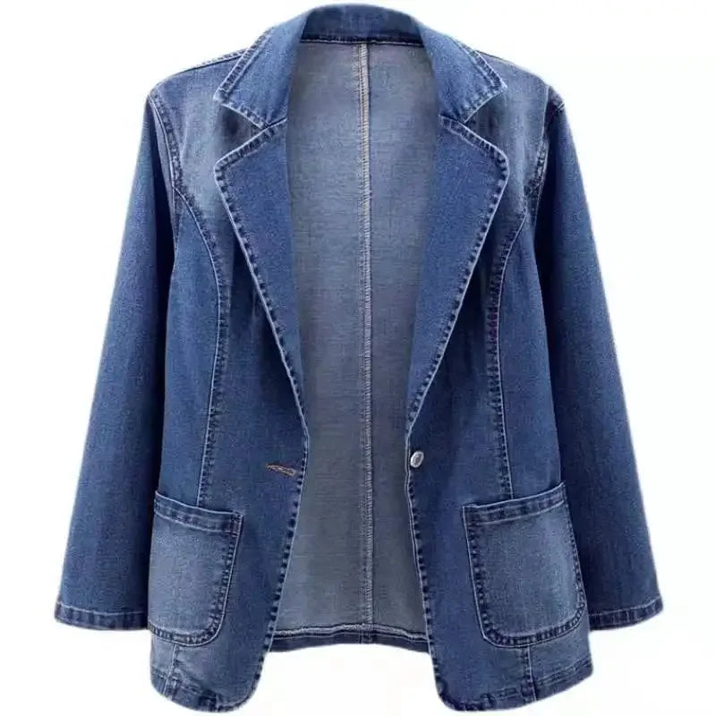 Solène™ – Veste en denim fluide