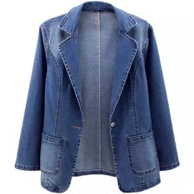 Solène™ – Veste en denim fluide