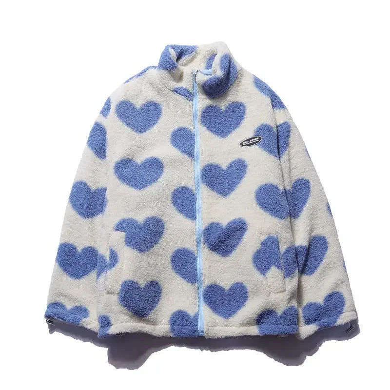 Monica | veste réversible à cœur