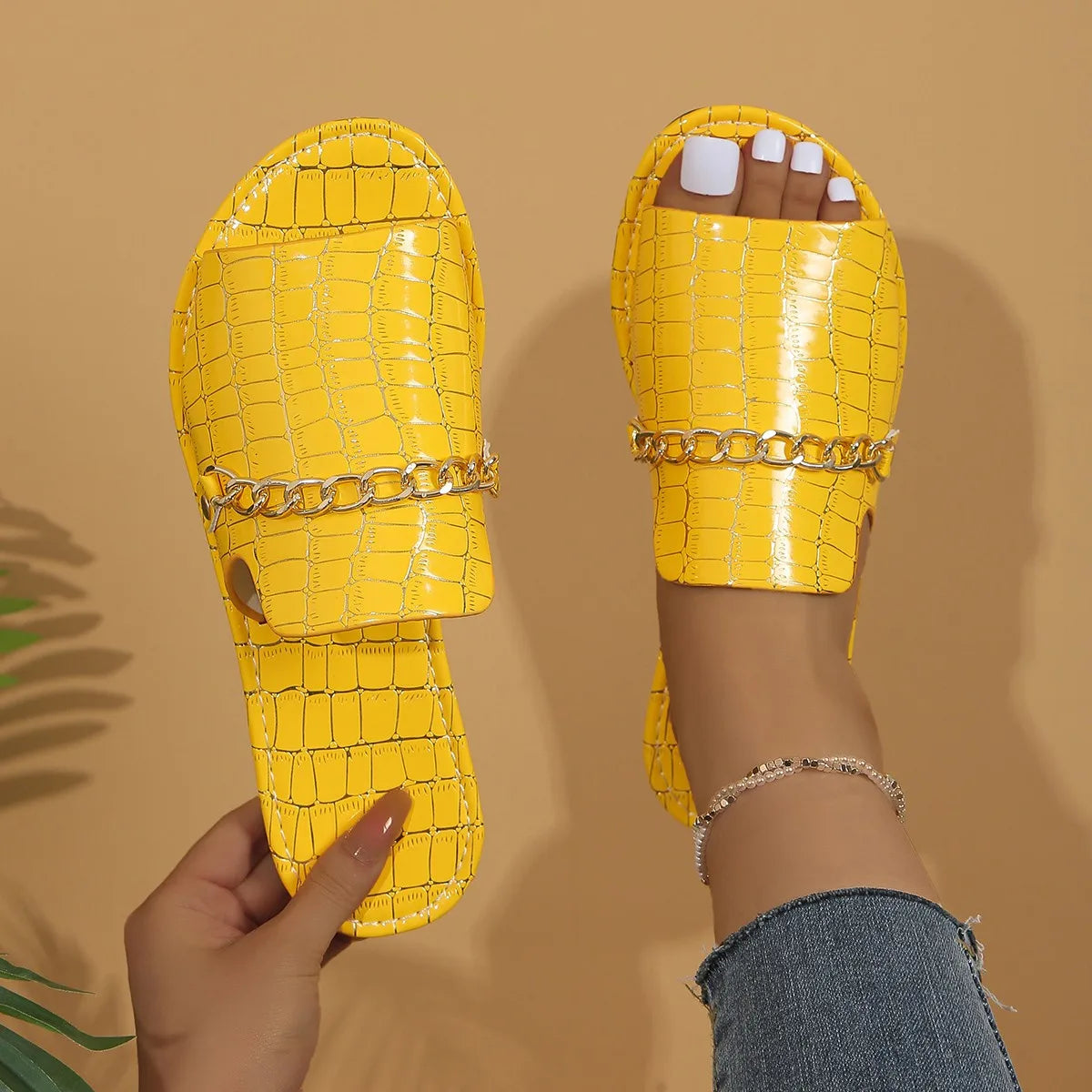 Mira | Tongs de plage compensées de luxe™