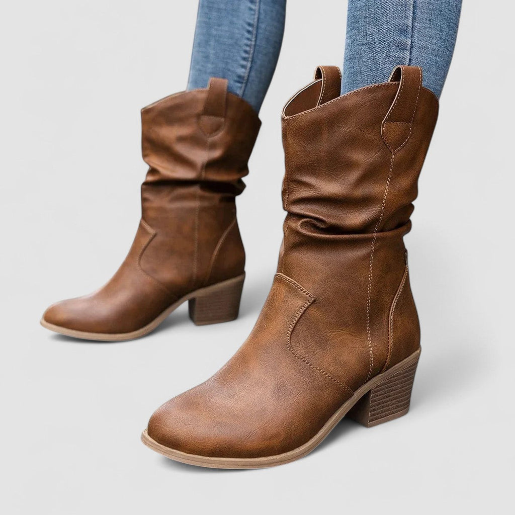 Vivian™ - Bottes orthopédiques en cuir