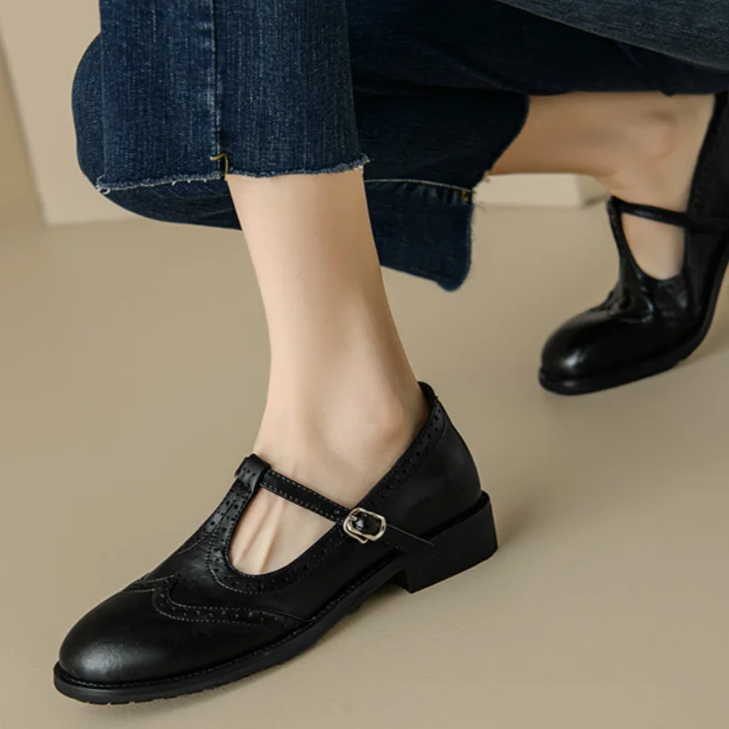 Kate™ | Élégantes Mary Janes à bride en T 
