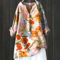Angela™ | Loose floral blouse