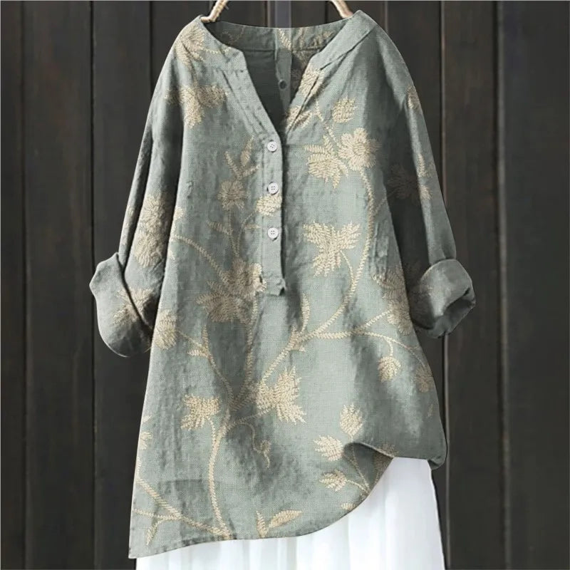 Angela™ | Loose floral blouse