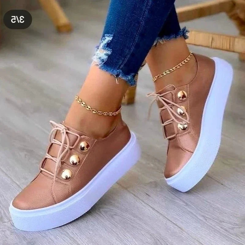 Serena | Baskets orthopédiques à plateforme et bout rond™