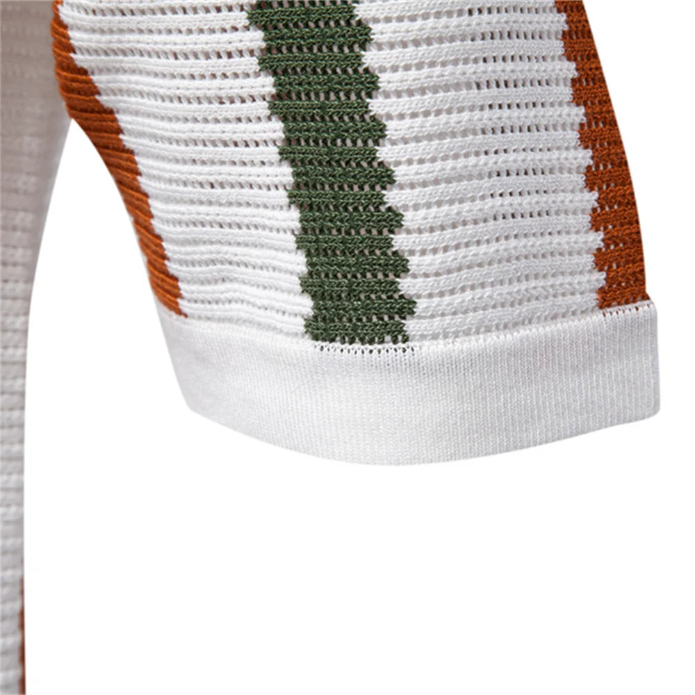 Rudolf™ | Retro men's polo shirt with bold stripes