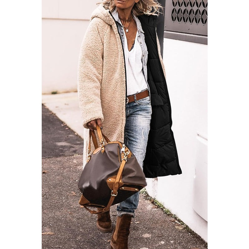 Carina - Elegant reversible coat for women