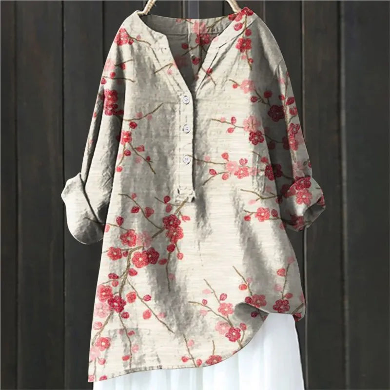 Angela™ | Loose floral blouse