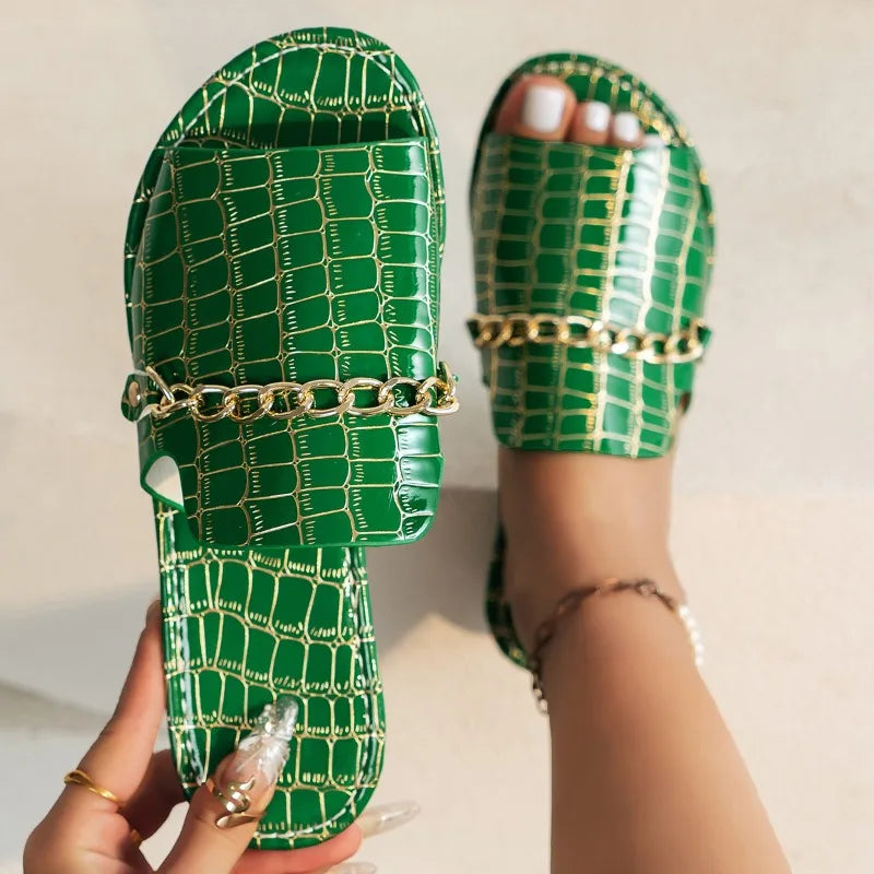 Mira | Tongs de plage compensées de luxe™