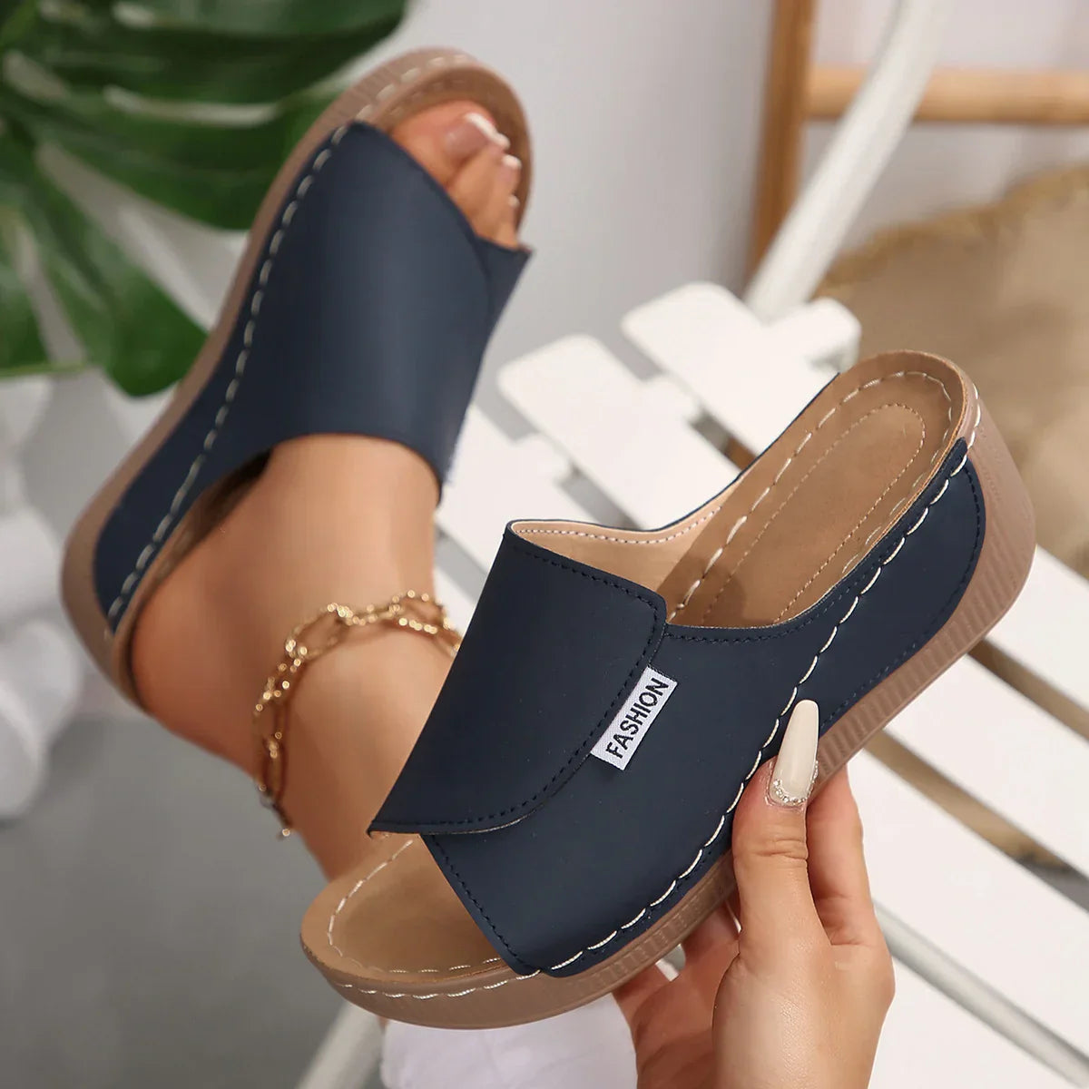 Selene | Sandales compensées orthopédiques™