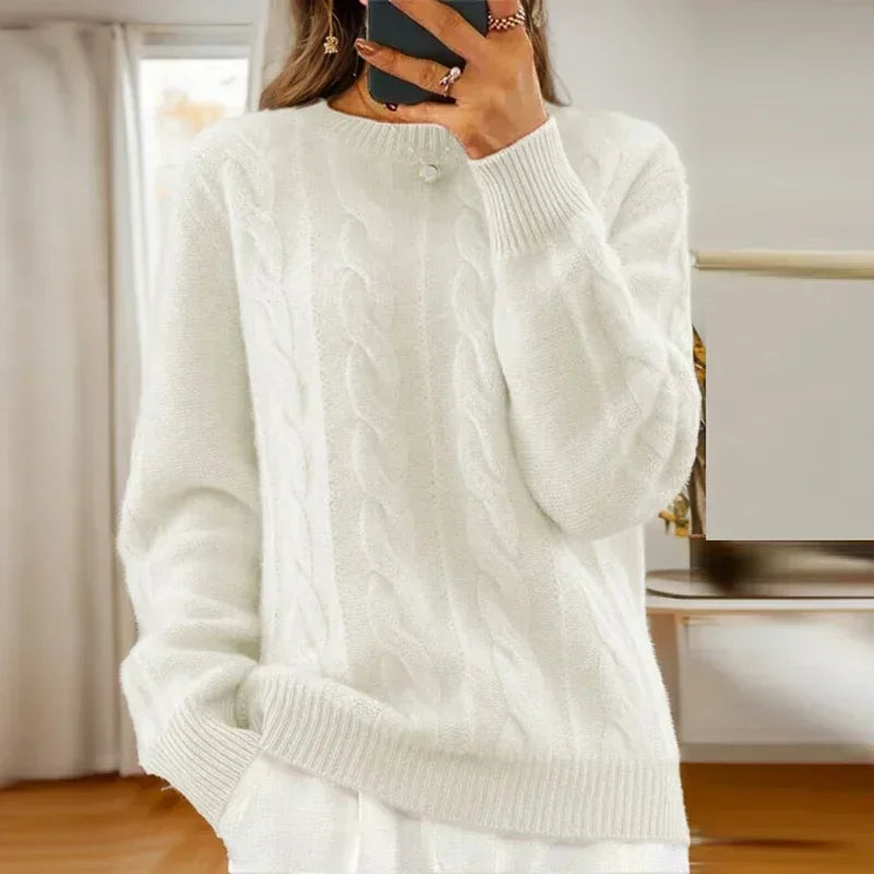 Janine | Élégant Gebreide Trui