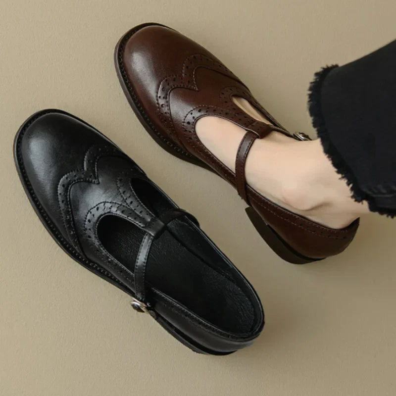Kate™ | Élégantes Mary Janes à bride en T 