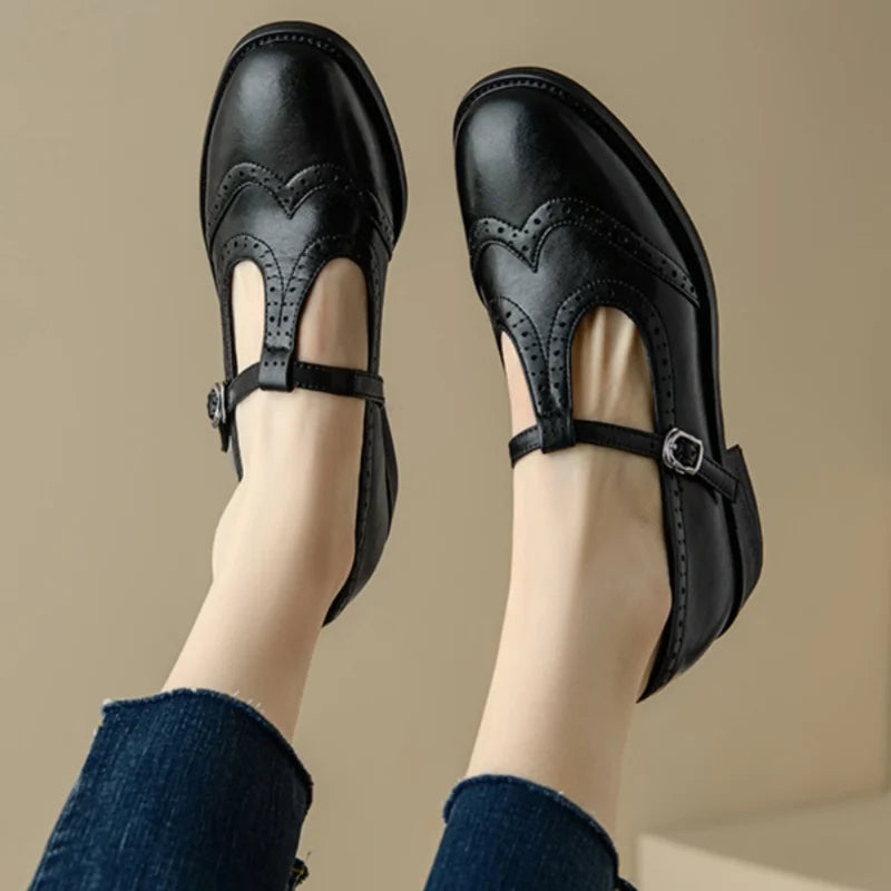 Kate™ | Élégantes Mary Janes à bride en T 