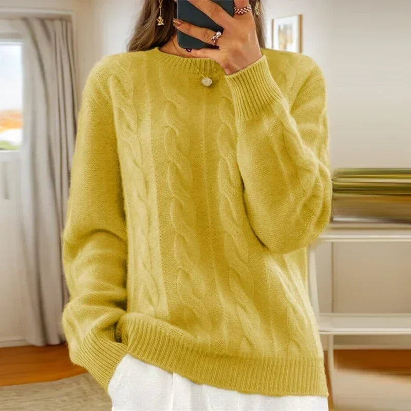 Janine | Élégant Gebreide Trui