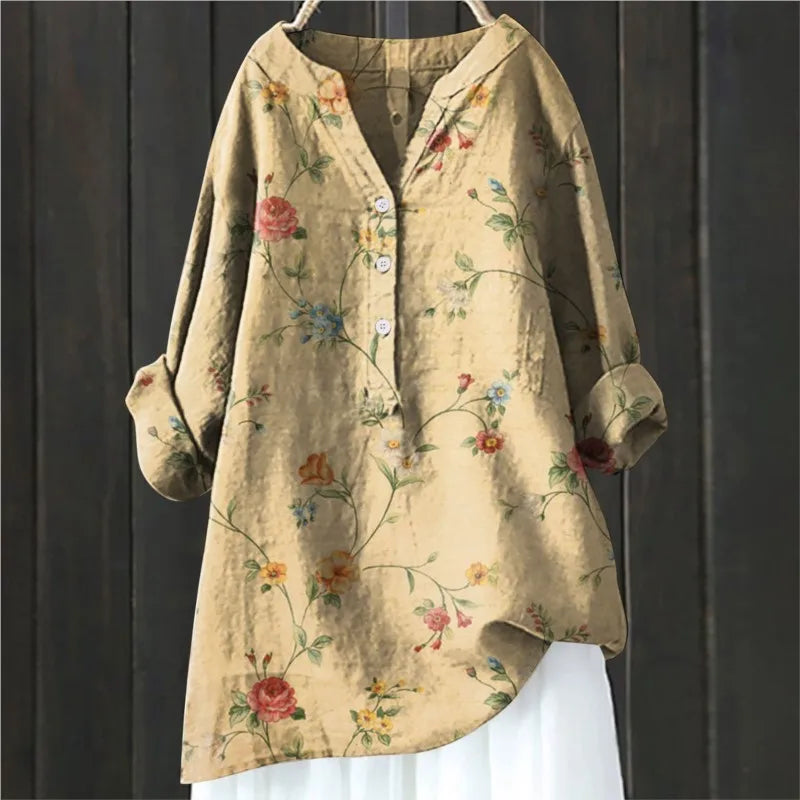 Angela™ | Loose floral blouse