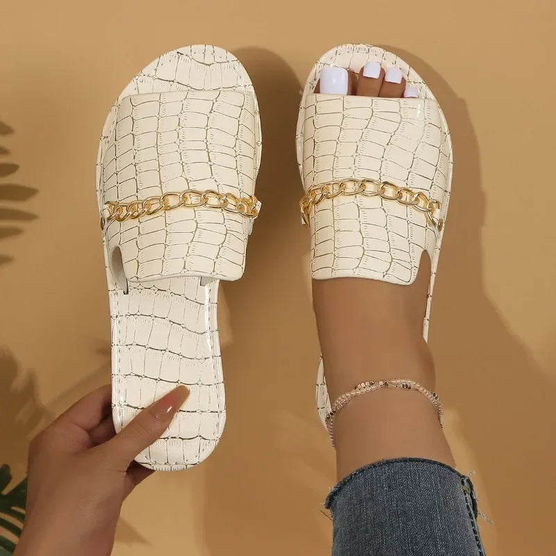 Mira | Tongs de plage compensées de luxe™