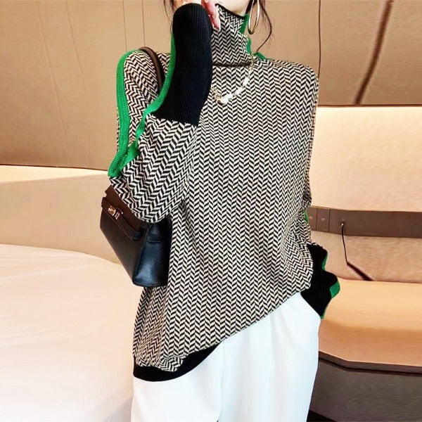 Marzena | Stylish, striped sweatshirt