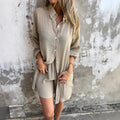 Nora™ | Casual two-piece set with blouse and shorts 