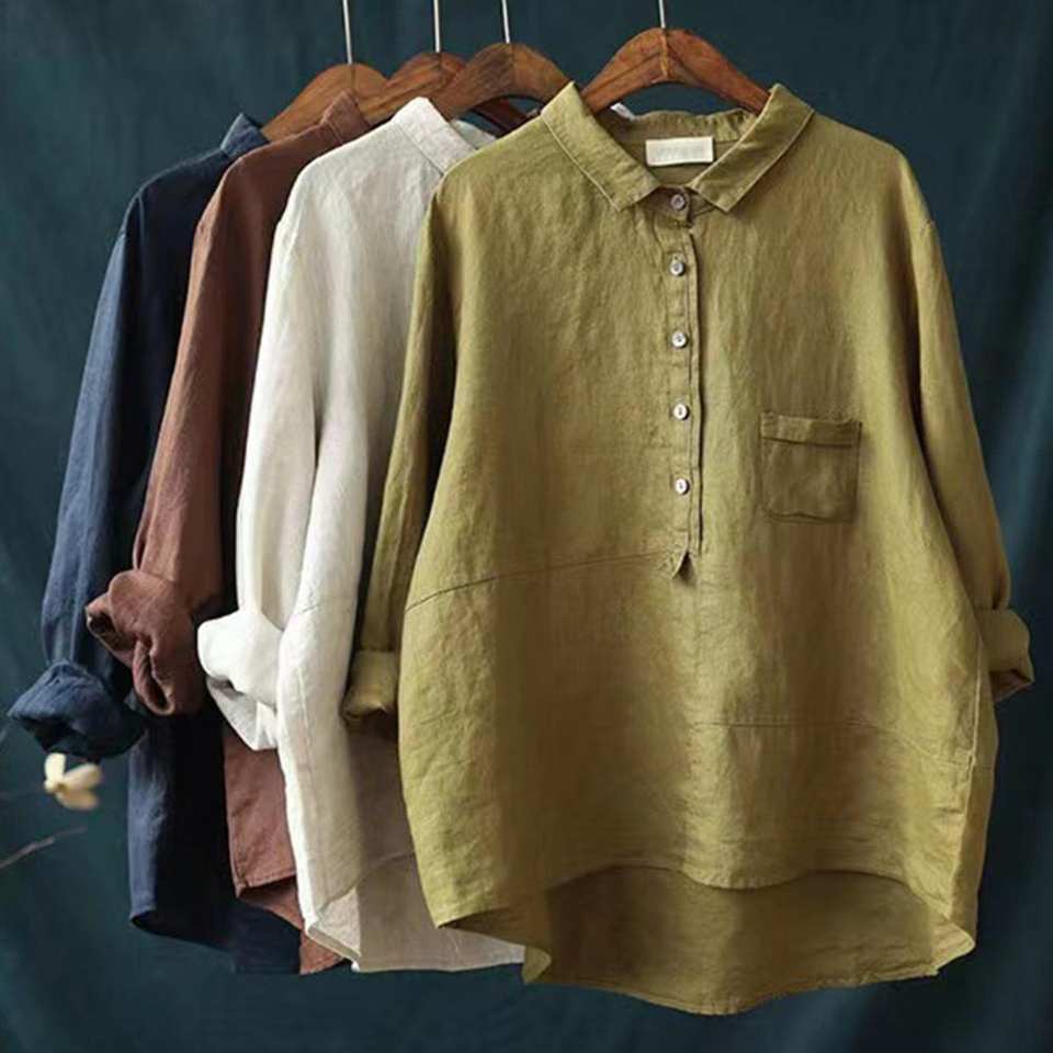 Laura™ | Elegant long-sleeved blouse