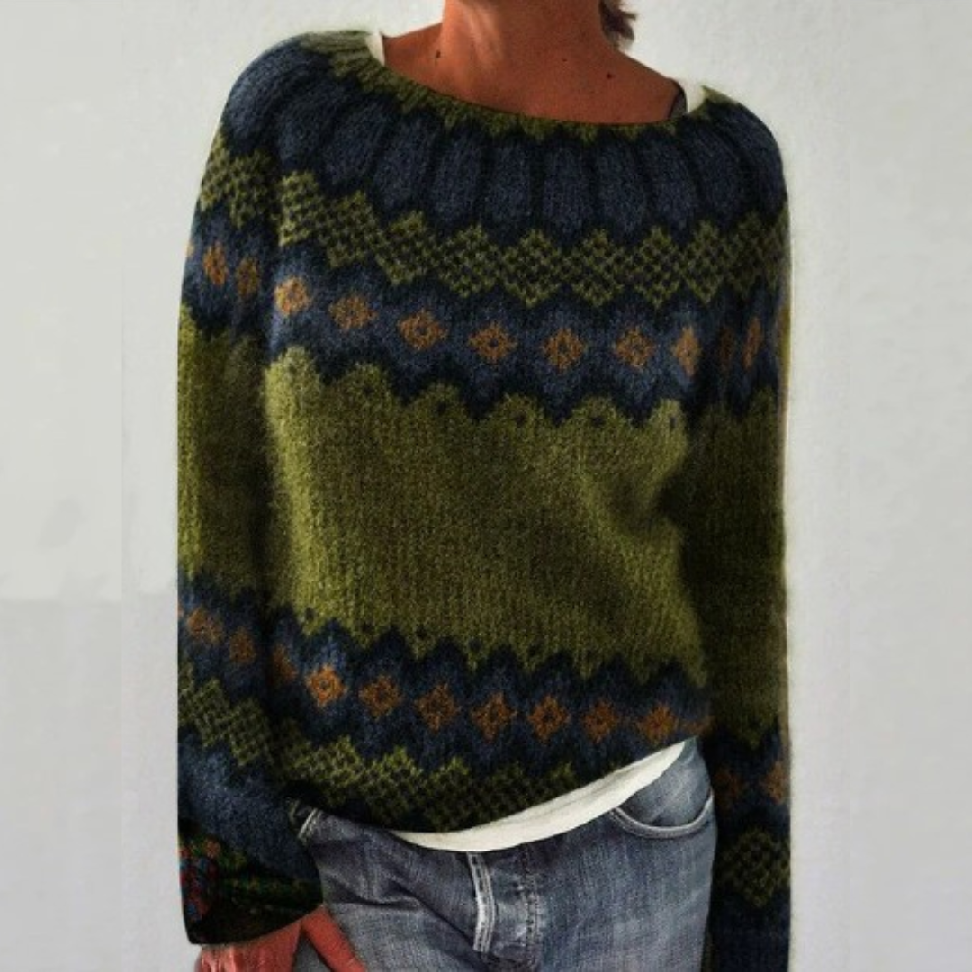 Salomé | Pull rétro douillet 