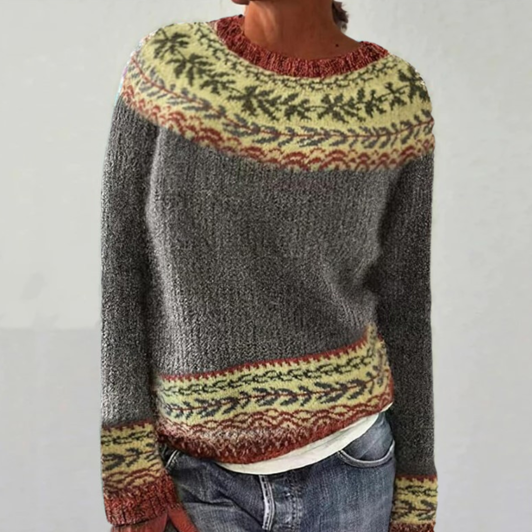 Ulli | Pull rétro douillet 