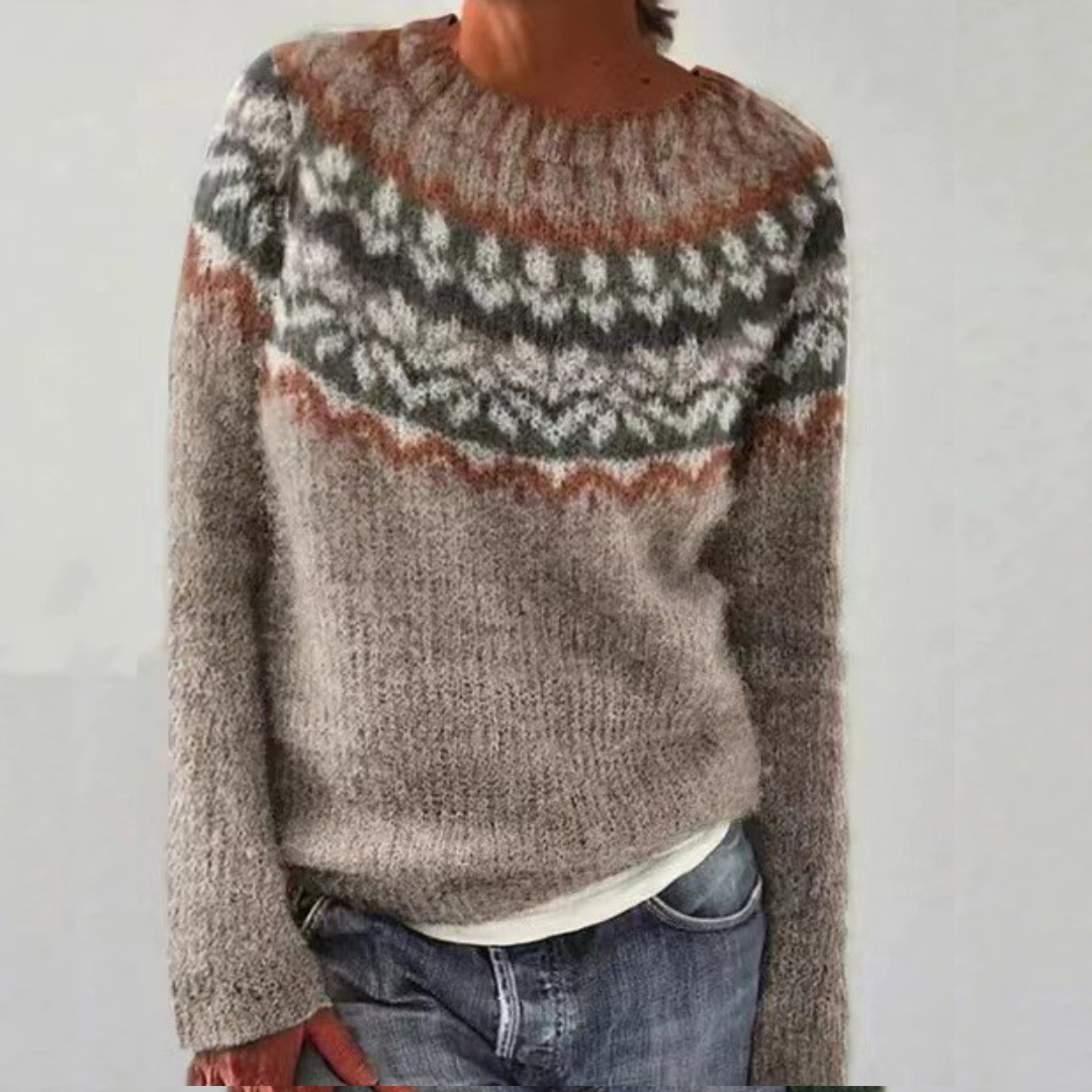 Tatiana | Pull rétro douillet 