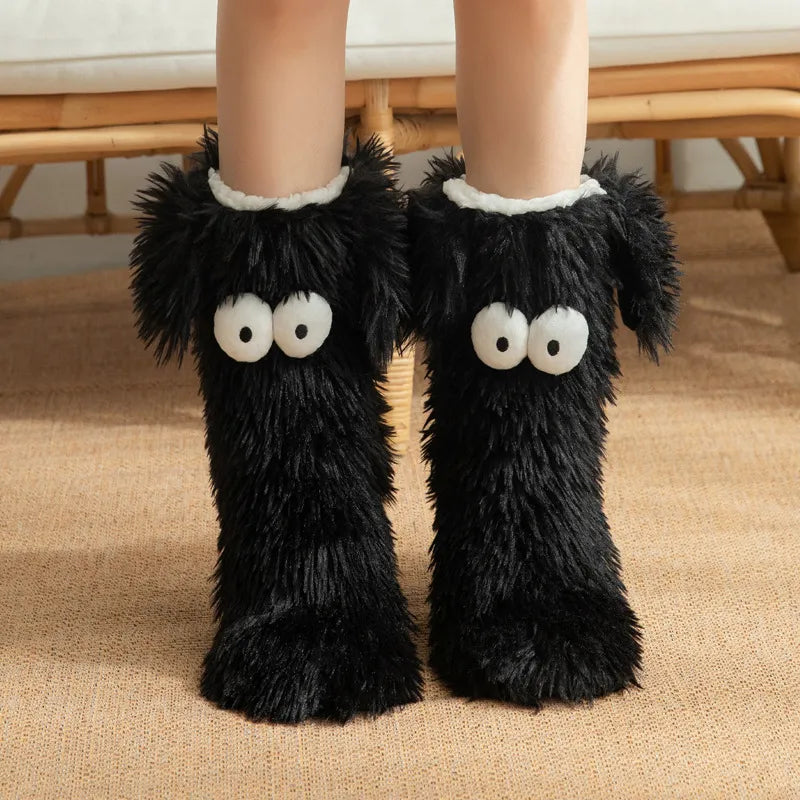 Poppy | Chaussettes-chaussons d'intérieur amusantes