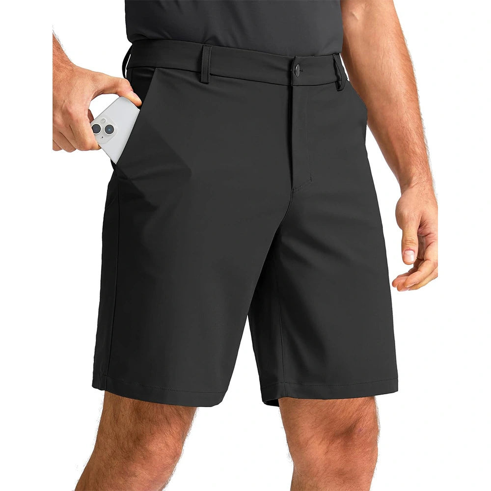 Short de Golf Pro — Stretch & Respirant