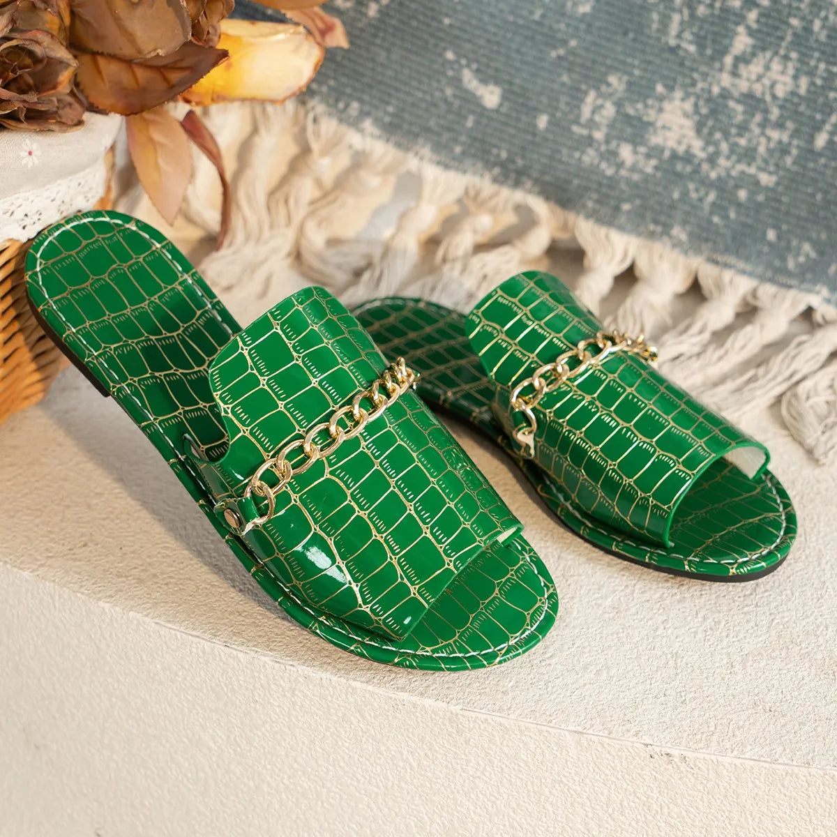 Mira | Tongs de plage compensées de luxe™