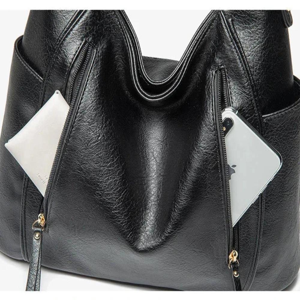 Sac bandoulière en cuir luxueux et élégant