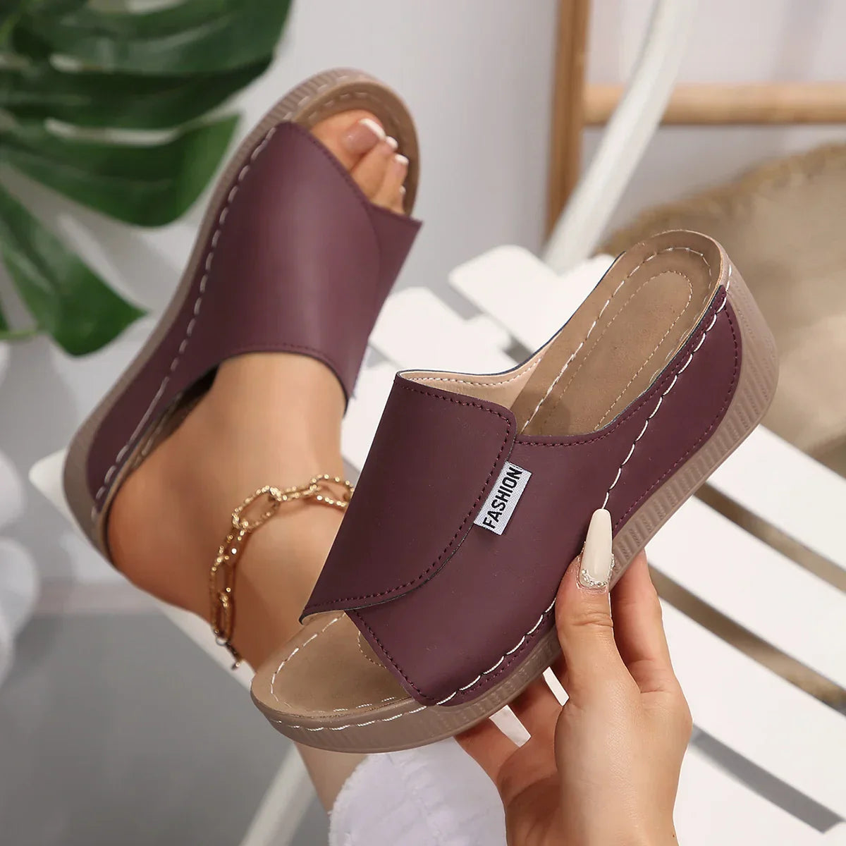Selene | Sandales compensées orthopédiques™