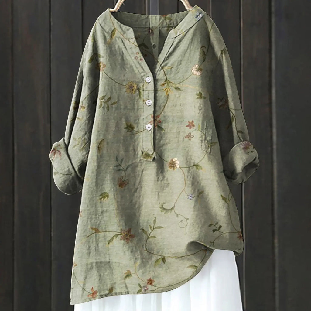 Angela™ | Loose floral blouse