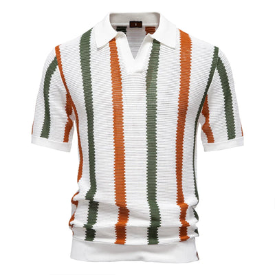 Rudolf™ | Retro pánská polokošile s výraznými pruhy