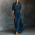 Ismérie | Ensemble maxi plissé 