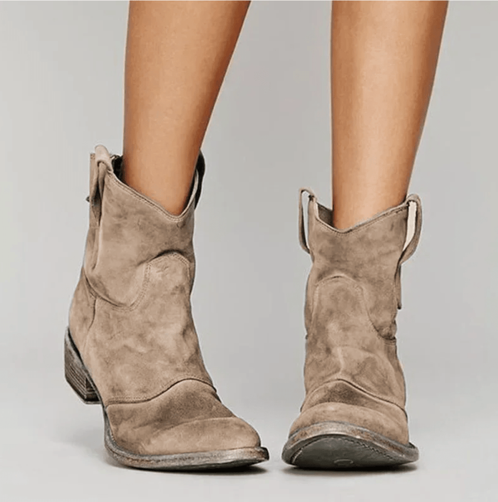 Charlotte - Bottines orthopédiques en daim 