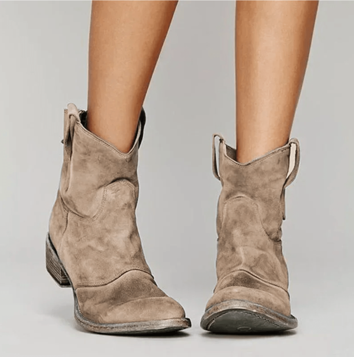 Charlotte - Bottines orthopédiques en daim 