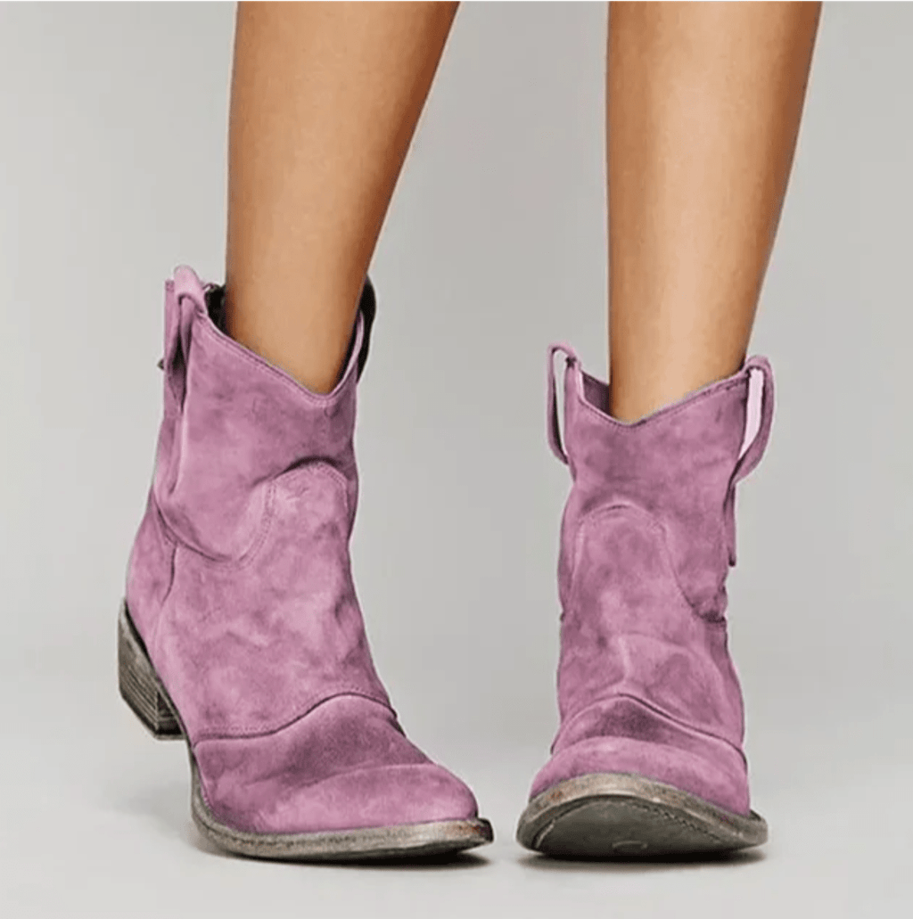 Charlotte - Bottines orthopédiques en daim 
