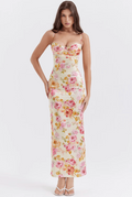 Selene | Floral dress with straps
